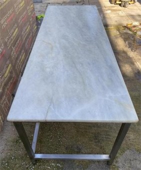 Τραπέζι Ανοξείδωτο Εργασίας 136x85x83Cm Μεταχειρισμένο